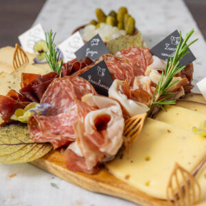 Assortiment charcuterie voor bij raclette